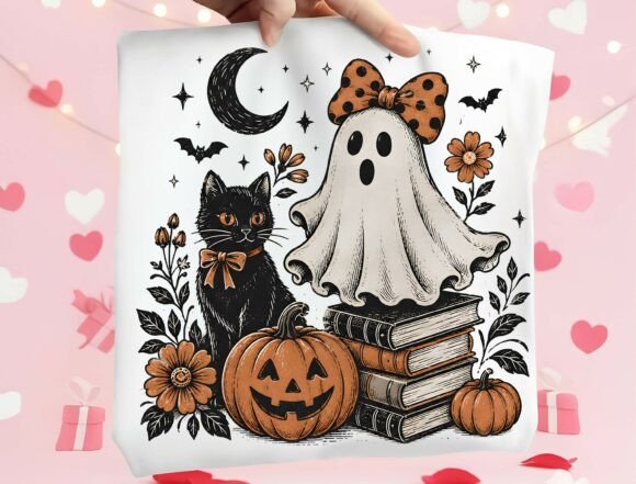 Bookish Spooky Sublimation Design: Crafting Your Autumn Aesthetic