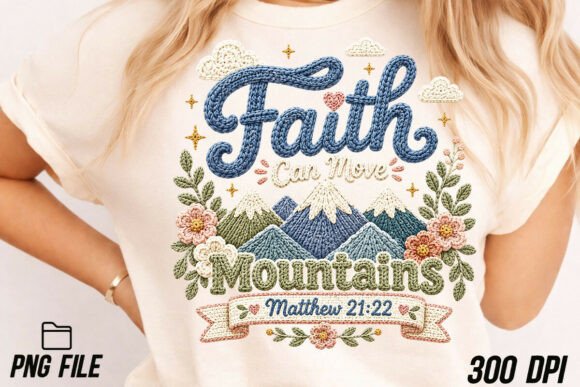 Faith Verse Faux Yarn Crochet Png, Jesus: A Digital Asset for Meaningful Design