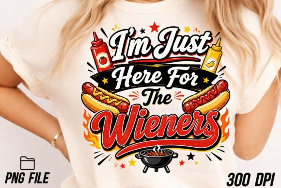 Here for Wieners PNG: A Hilarious Design Asset for Summer