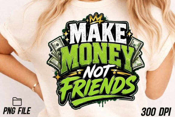 Make Money Not Friends PNG: The Hustle Quote Explained