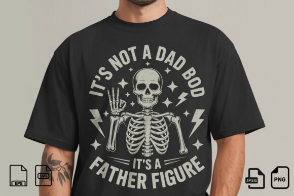 Not a Dad Bod Father Figure SVG: More Than Just a Joke