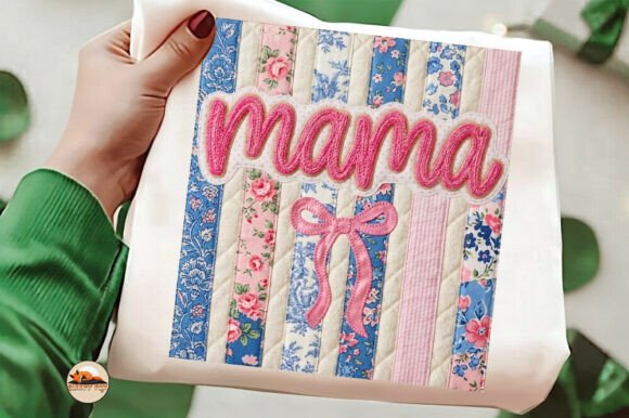 Patchwork Striped Mama Coquette: A Mom Day Design Essential