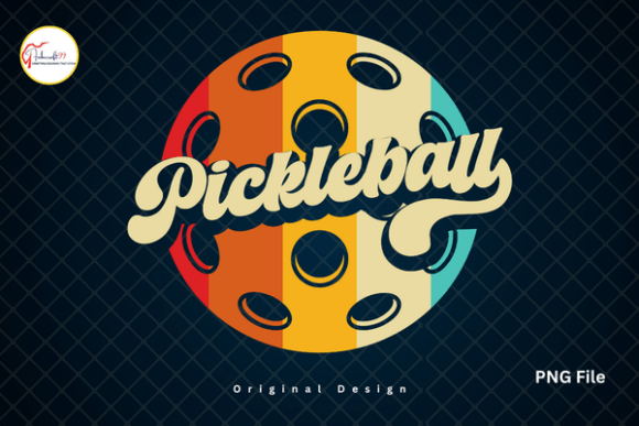 Vintage Pickleball Shirt, Pickleball PNG: A Retro Design Asset